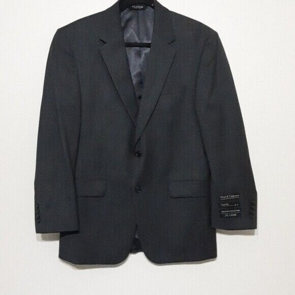 JoS’ A Bank mens suit jacket wool cashmere superfine 2 buttons closure size 40R - Picture 12 of 13